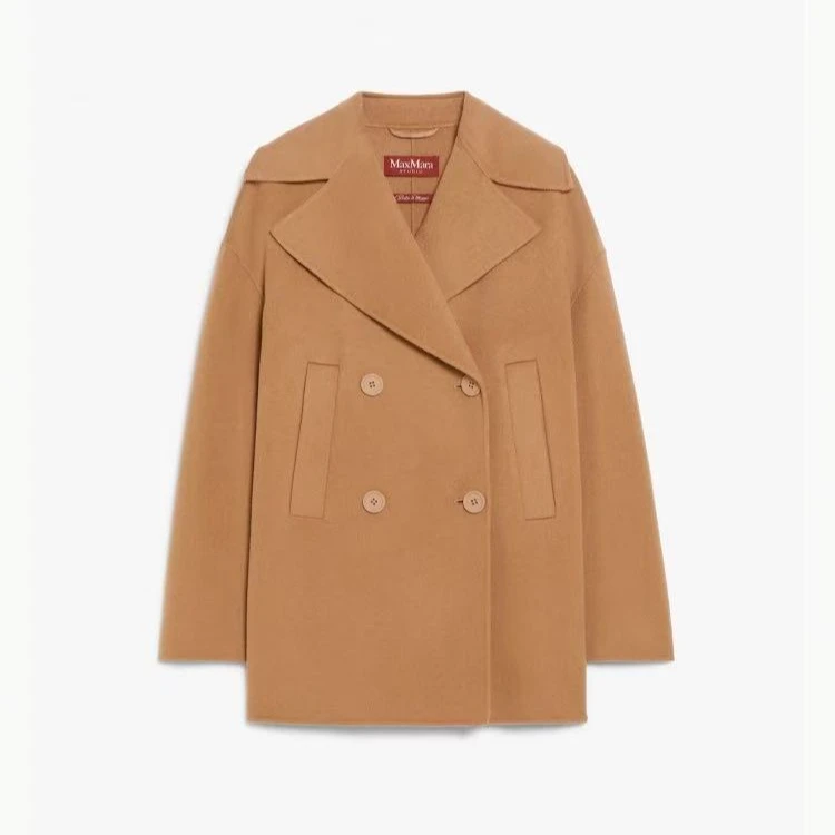 未使用 MaxMara STUDIO 25秋冬新款 SHEREE 羊毛短大衣外套