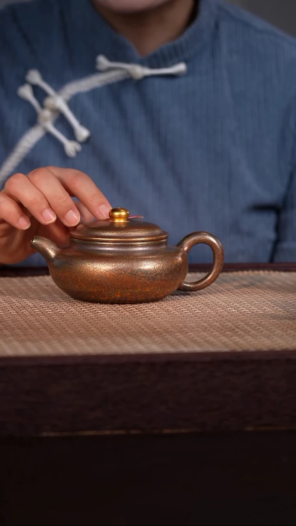 茶壶紫砂贝壳烧 230cc