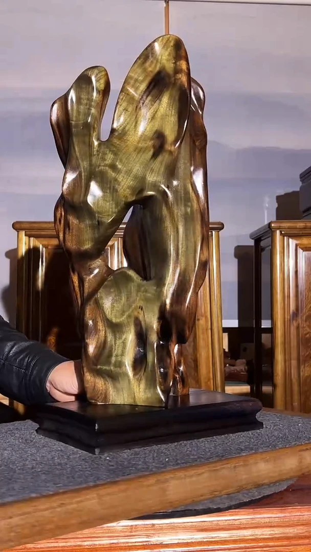 金丝楠兰***人金丝楠小叶桢楠摆件/厂家直销