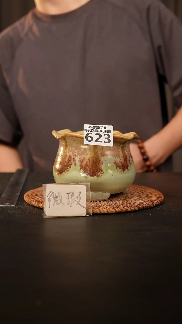 瓷片623 默认微瑕 口约9  高约9