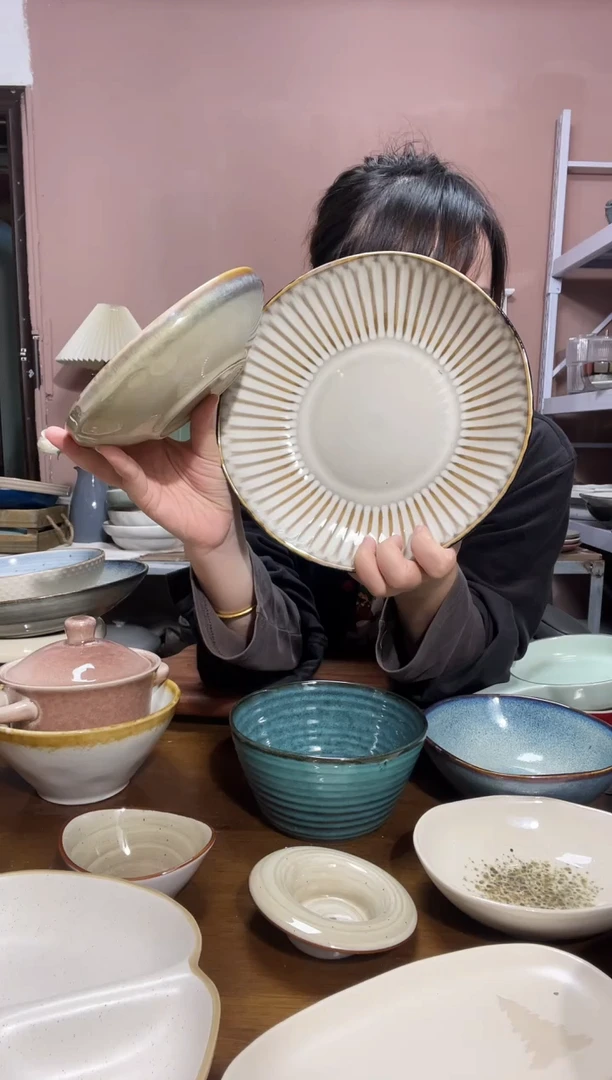 瓷微瑕（2个装）95号洛特+韩式碗