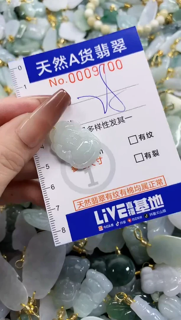 颈饰未镶嵌翡翠欢*吖天然A货翡翠