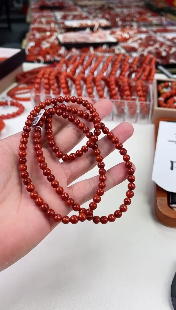 【闪购商品】南红玛瑙瓦西多圈6+未镶嵌一个/条