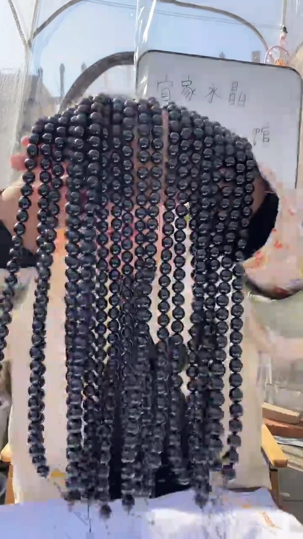 【闪购商品】碧玺串珠未镶嵌黑碧玺串珠10m+多样性发其一