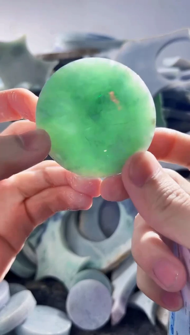 裸石翡翠缅甸翡翠A货文1379