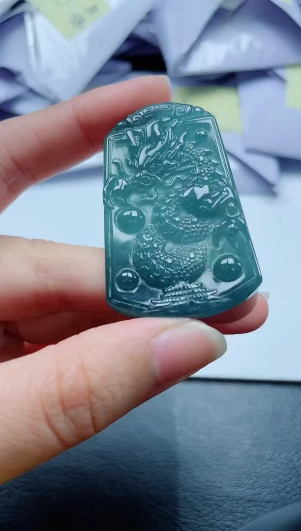 翡翠未镶嵌颈饰 多样性发货一件发货-龙牌99