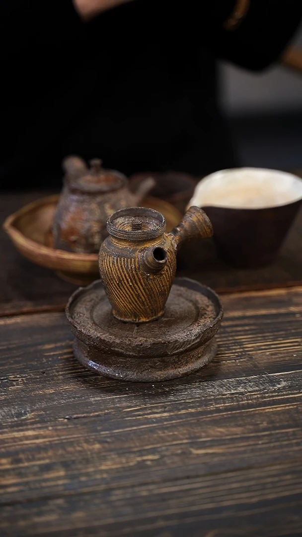 全手工制作 南蛮侧把壶