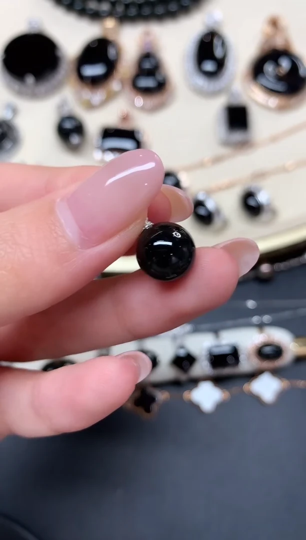 翡翠18K金镶嵌吊坠(不含链)W424|899多样性发货一件