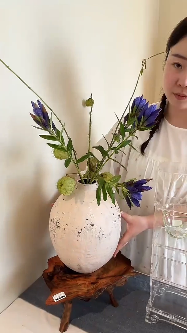 茶道摆件0000花器 淡粉色8020