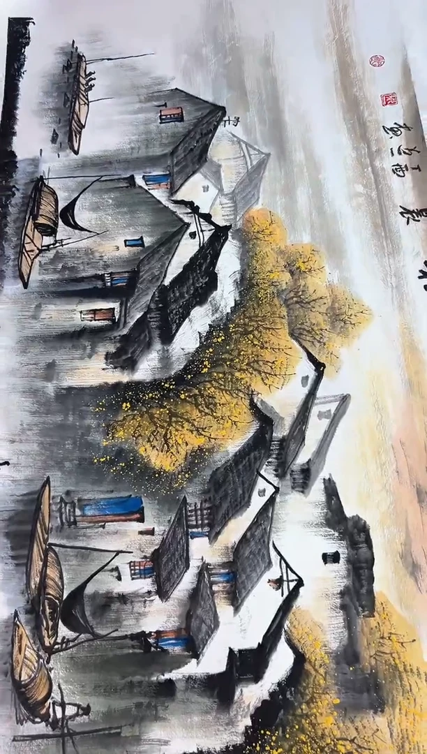 【闪购商品】国画道一老师亲笔绘画作品B75