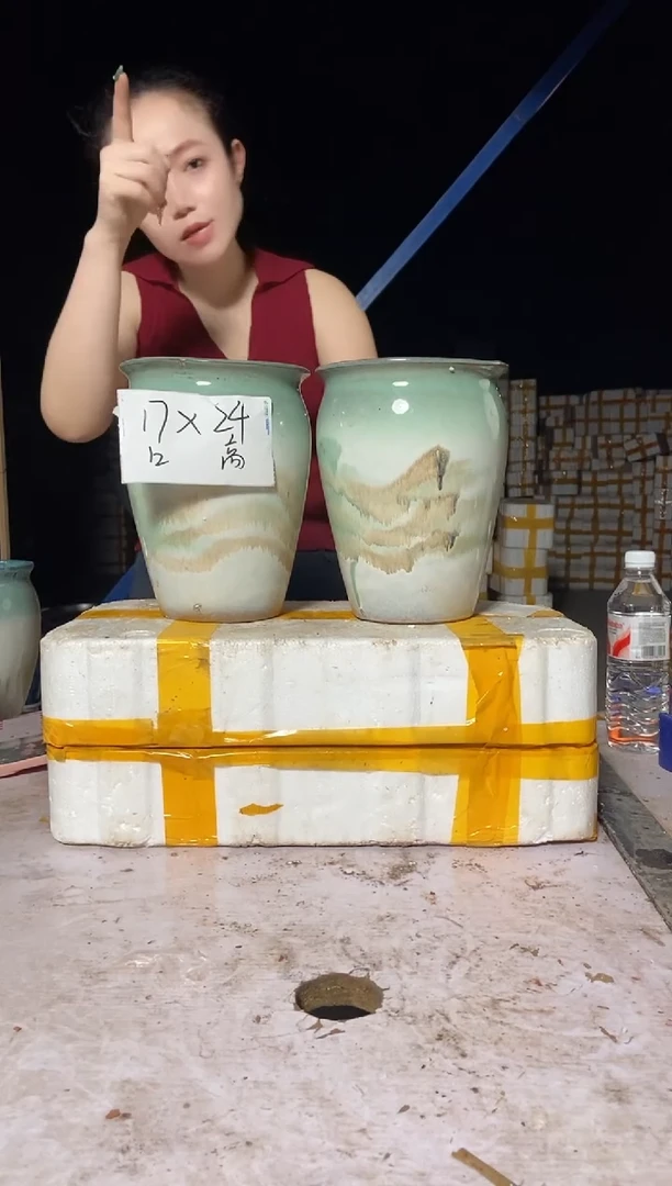 宜兴紫砂粗陶花盆17/24