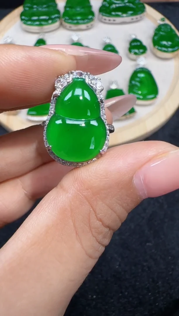 未镶嵌定制翡翠翡翠戒指113