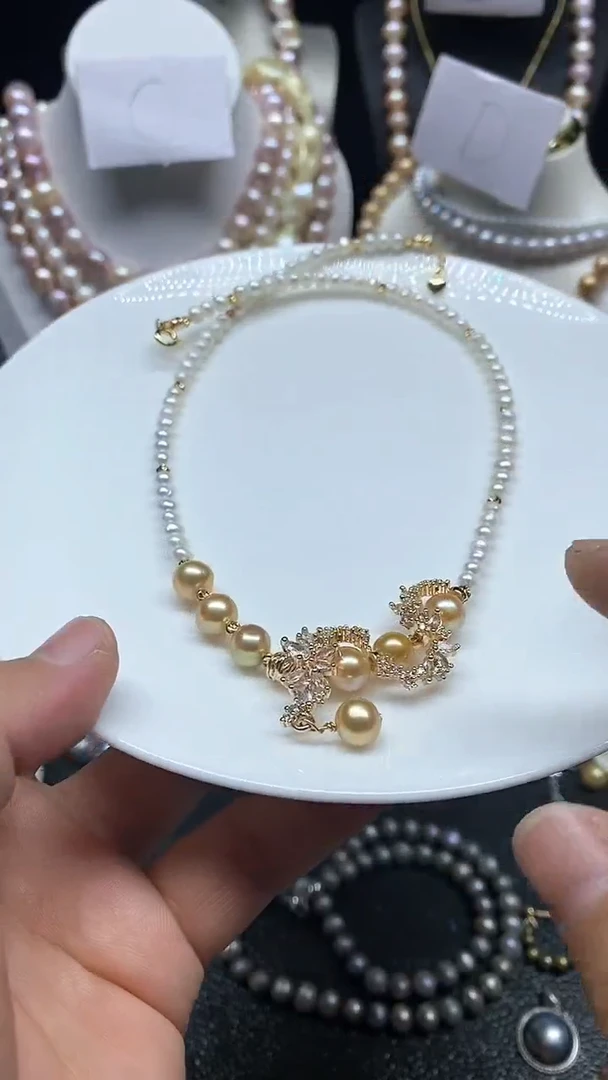 【闪购商品】淡水珍珠颈饰未镶嵌用户8036685343791火凤