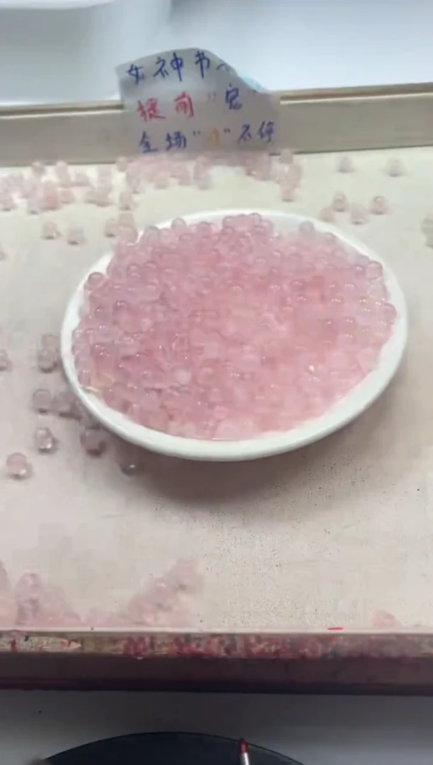 【闪购商品】水晶颈饰未镶嵌w934粉水晶6mm*50颗