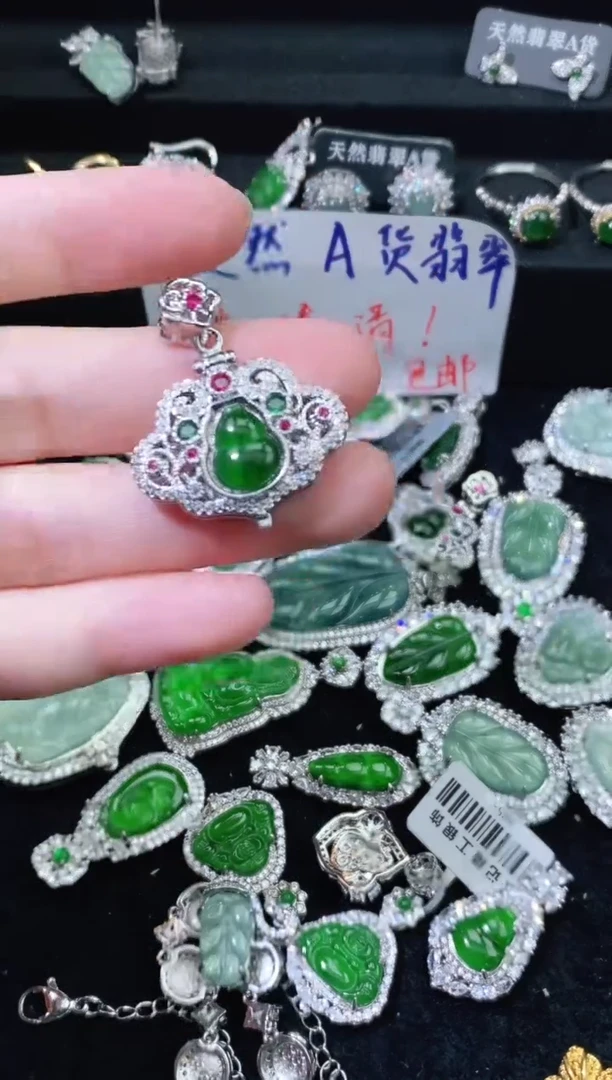 【闪购商品】翡翠未镶嵌颈饰精美翡翠-多样性只发一件H451