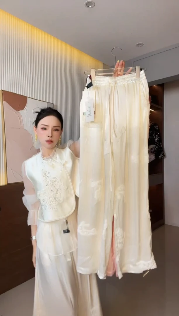 7065 裤子 白 L 105-120