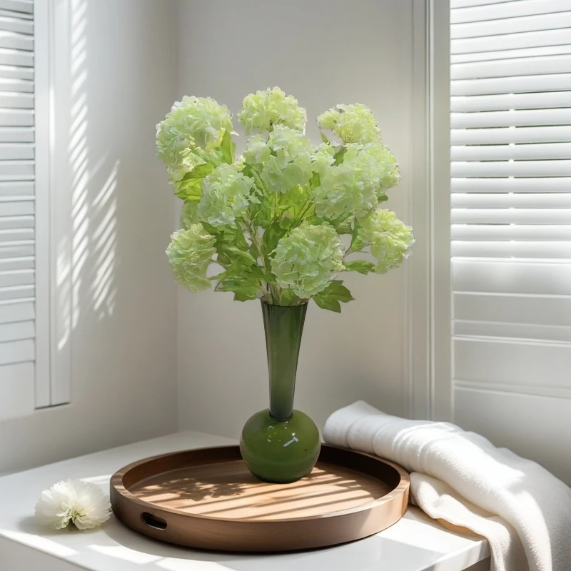 手感保湿大绣球仿真花酒店装饰花艺婚庆布置假花客厅家居装饰