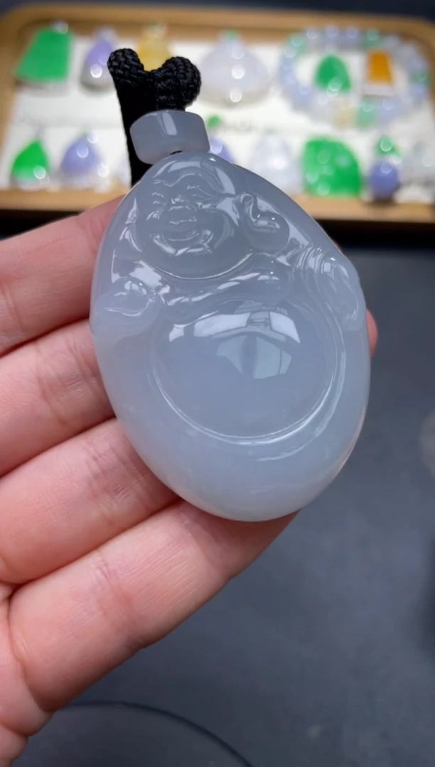 翡翠未镶嵌颈饰64.......