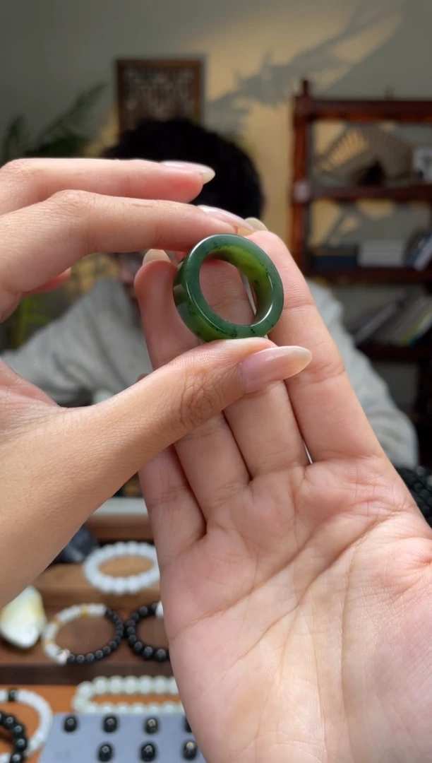 未镶嵌戒圈和田玉19.3mm