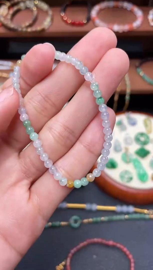 【闪购商品】翡翠套链未镶嵌一个  JK502