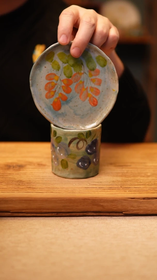 【闪购商品】@@陶园瓷舍@@纯手工手绘@高温釉下彩