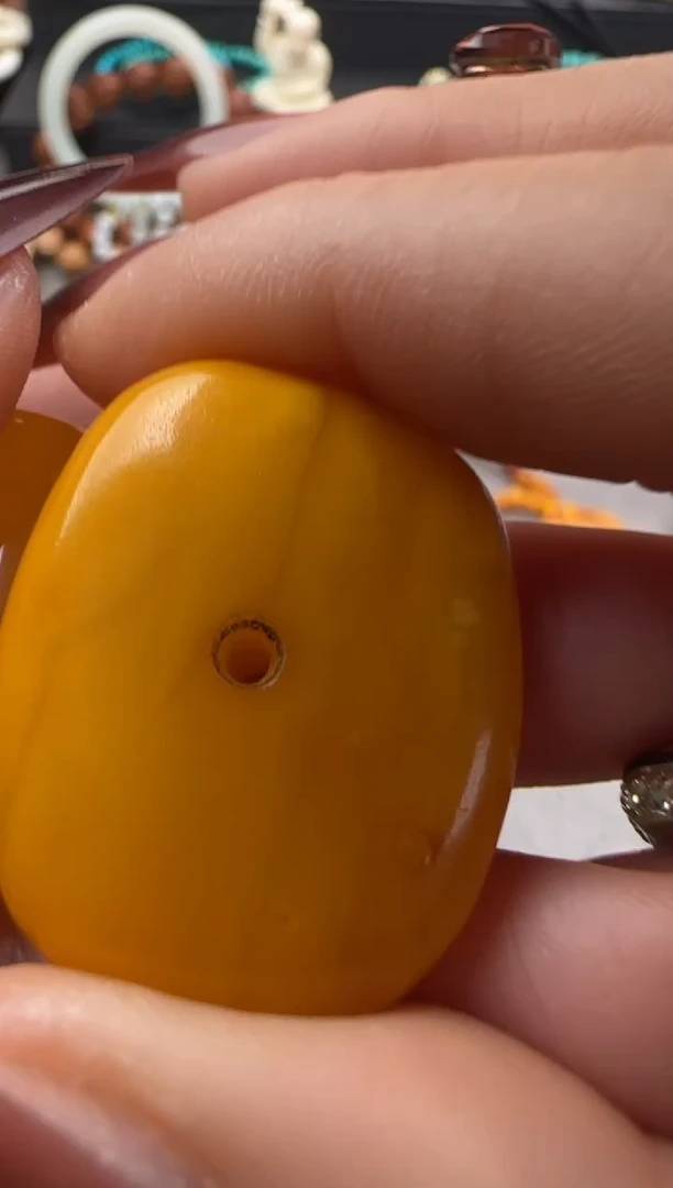 蜜蜡颈饰未镶嵌蜜蜡颈饰