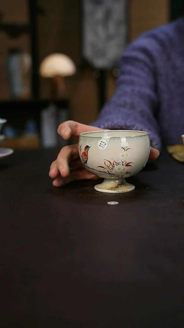 【闪购商品】景德镇陶瓷杯碗柴烧多人