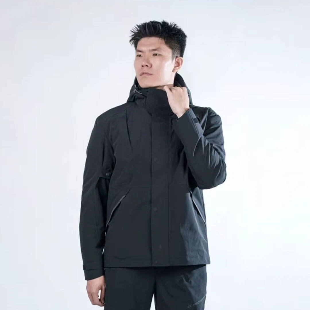 CC 无界防水摩托车骑行服新款冲锋衣黑色舒适休闲防风