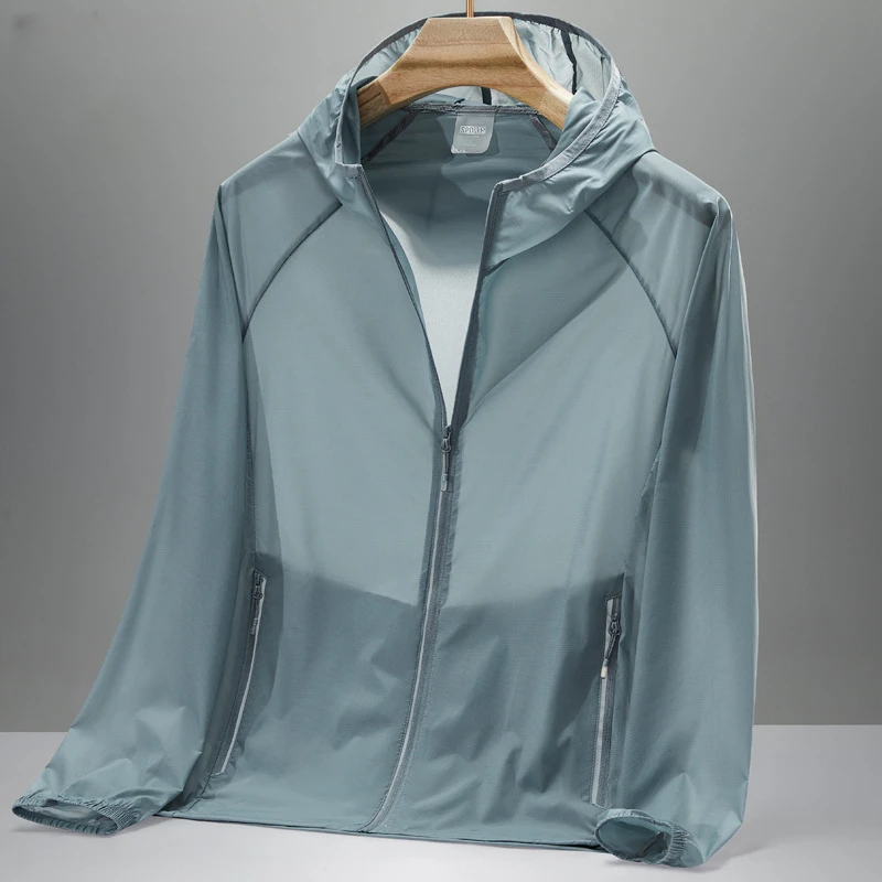 防晒衣男夏季超薄冰丝皮肤衣遮阳防晒服男款爆款2025新款