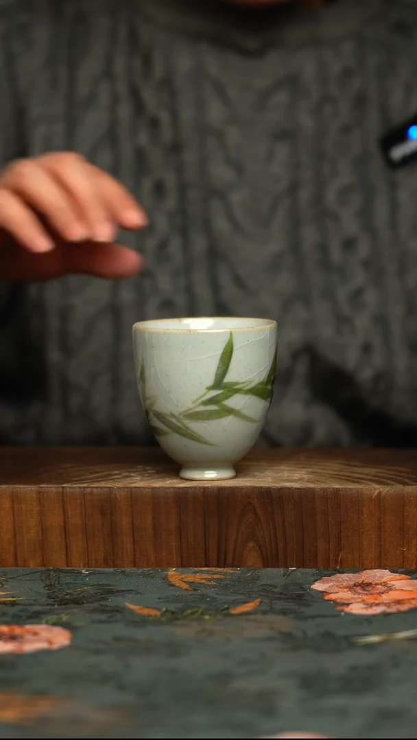 瓷片釉下彩手工手绘同款陶器