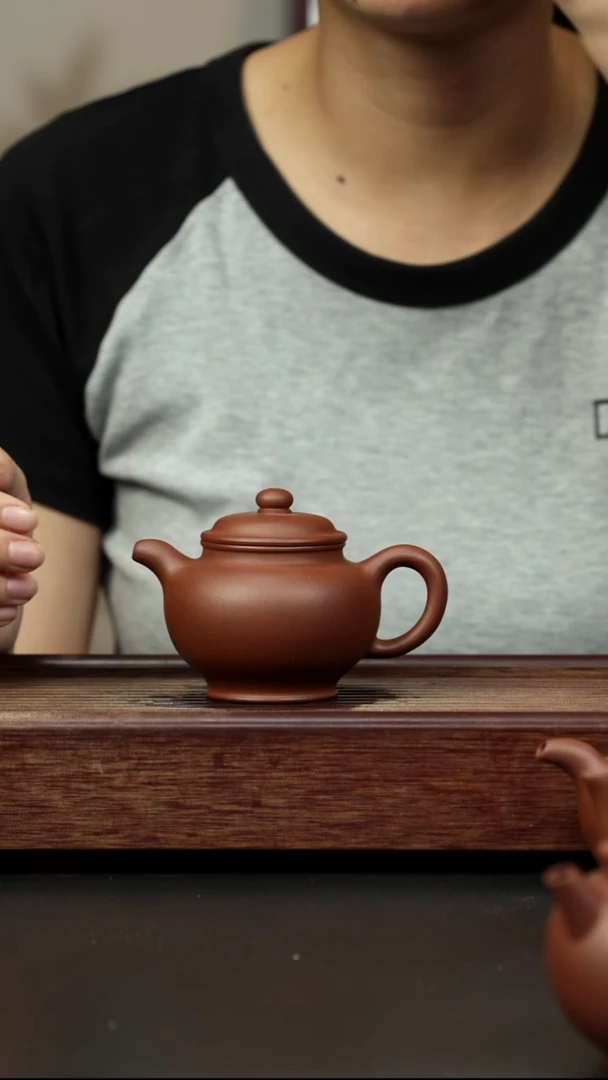 紫砂茶壶底槽清 小掇只 全手工