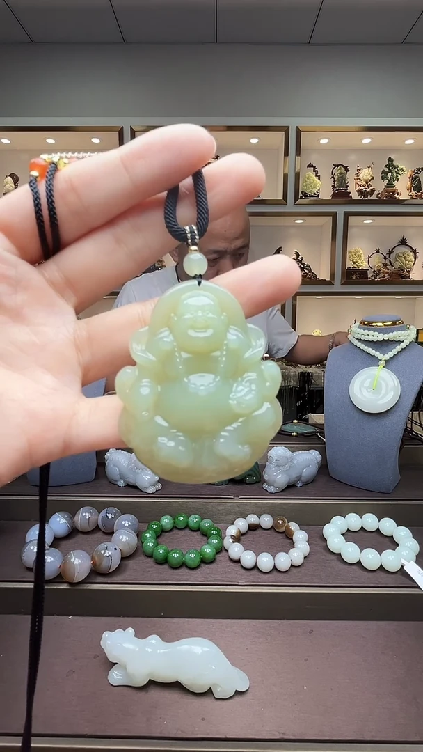 和田玉未镶嵌挂件苏