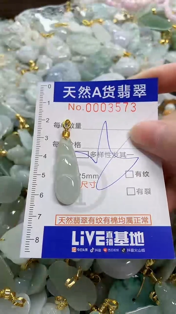 颈饰未镶嵌翡翠天然A货翡翠
