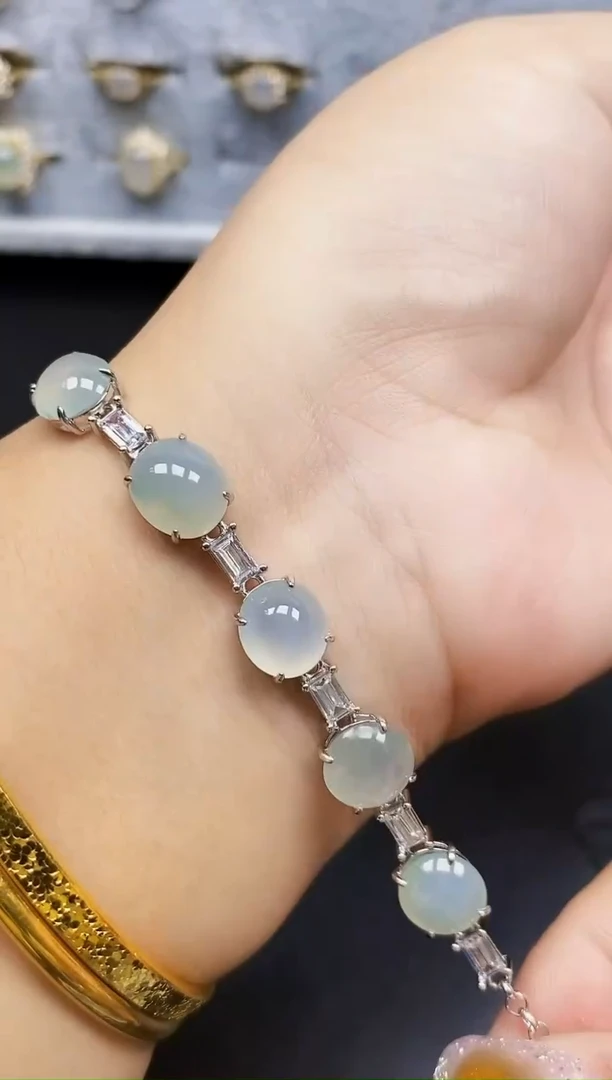 银S925镶嵌戒指翡翠5680