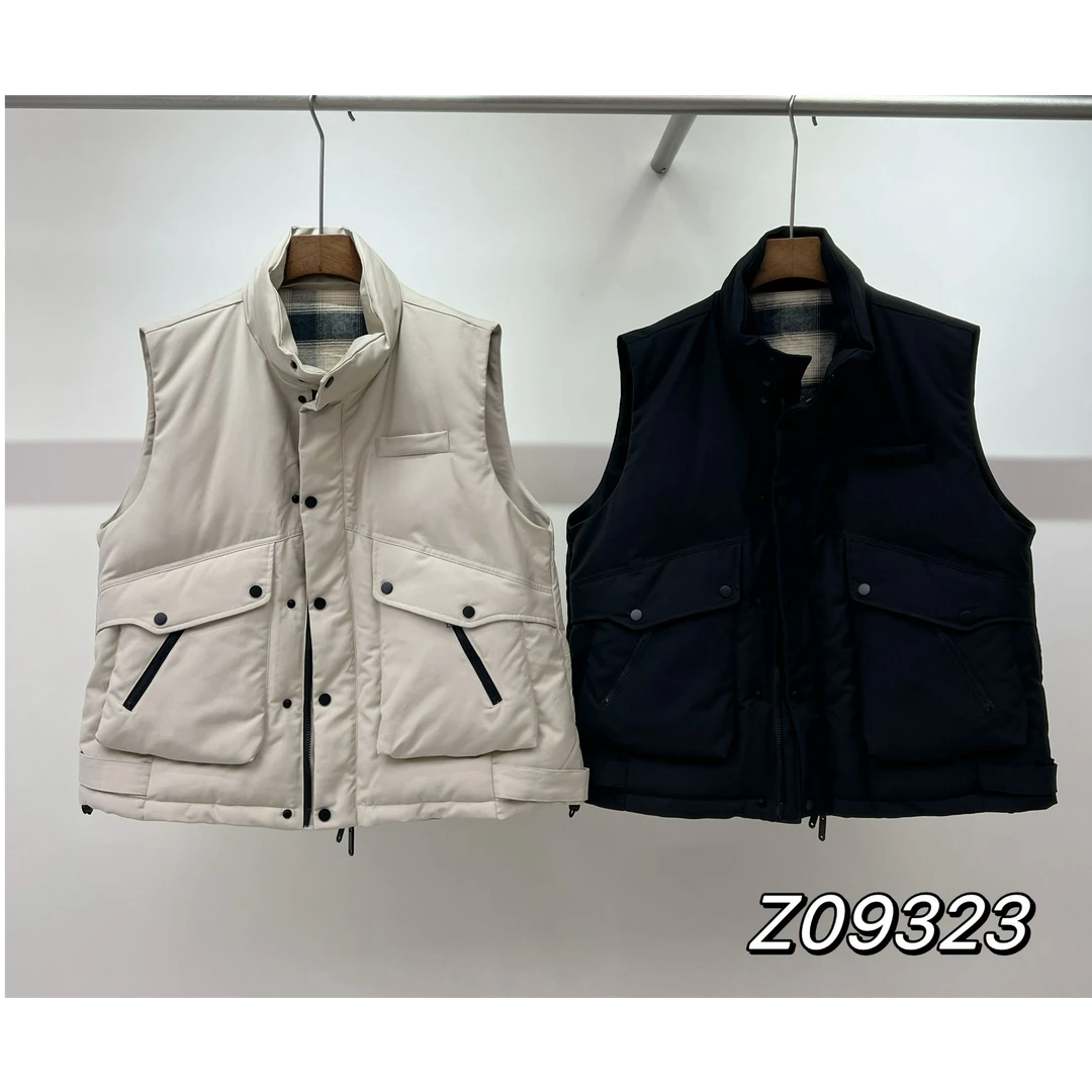 十三行紫木衫-冬季福秒立领百搭棉马甲#09323