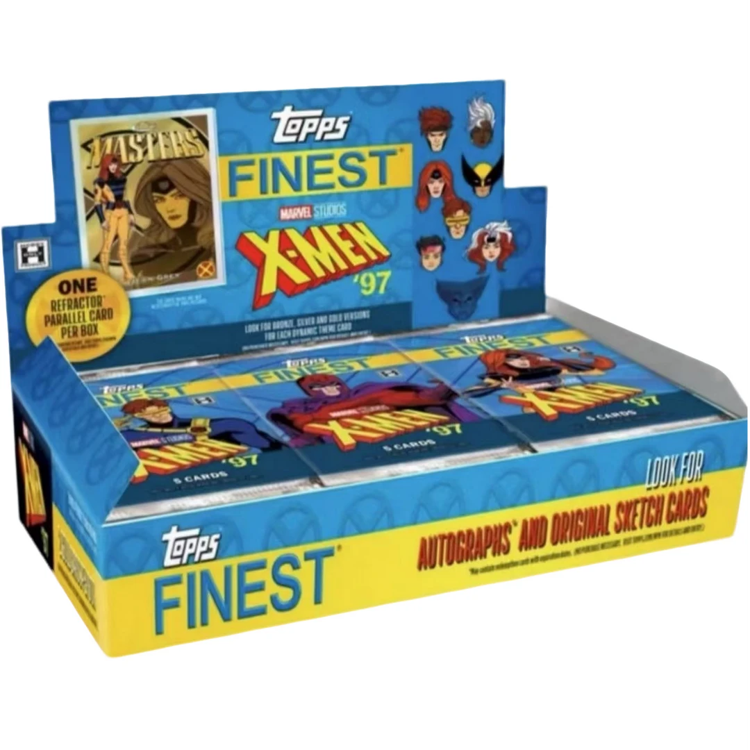 【拆盒】topps finest系列 漫威97 Xmen