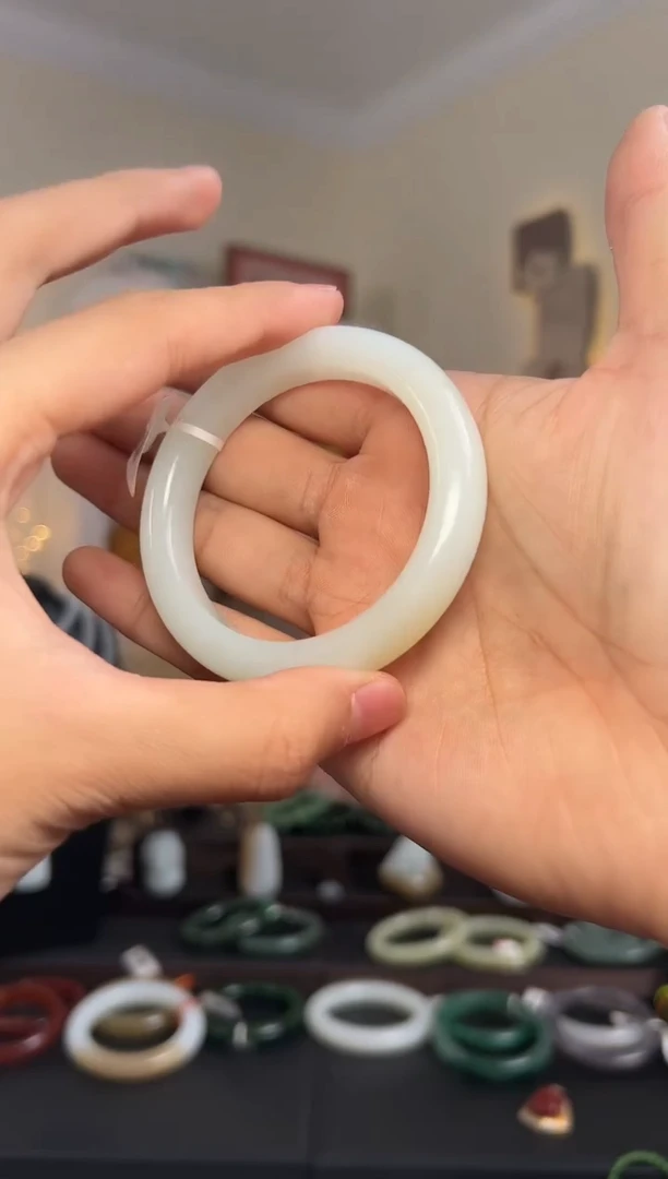 颈饰未镶嵌和田玉糖料  57mm 12*10mm