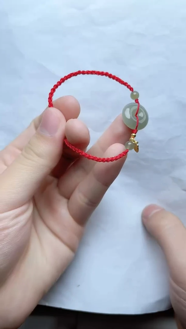 【闪购商品】和田玉手绳未镶嵌06平安扣手绳