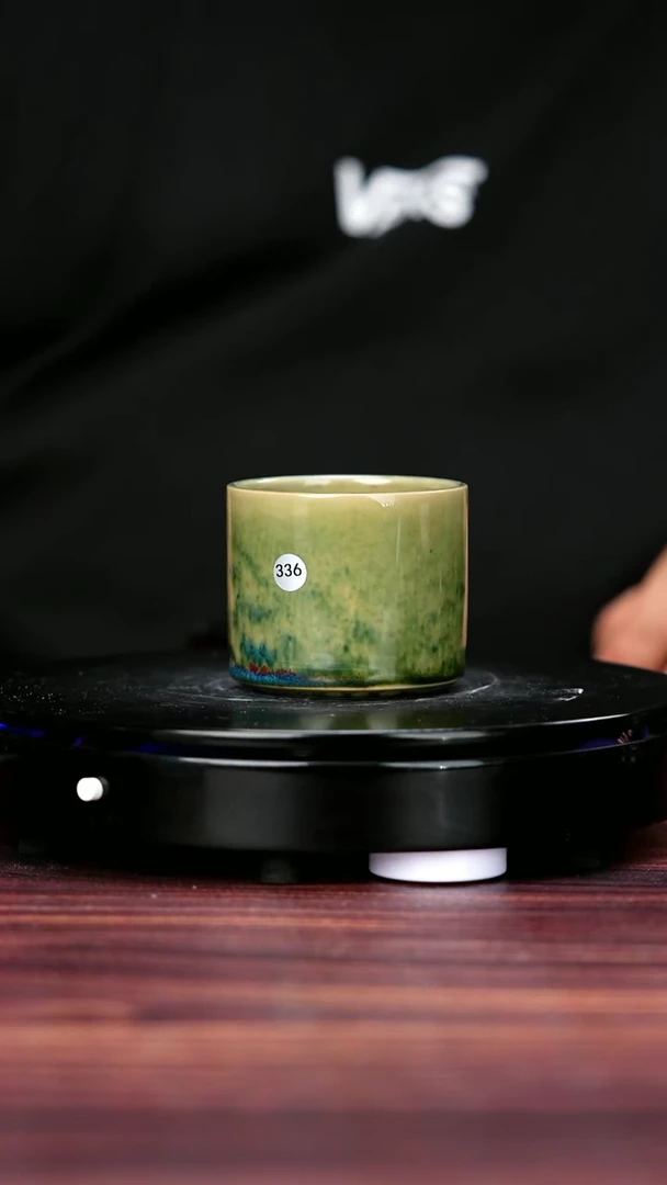 其他336#盼龙窑一级品原矿钧瓷扳指杯