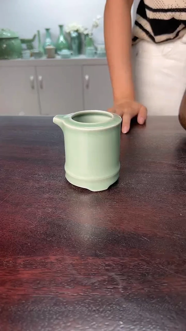 龙泉云间青瓷小米茶器