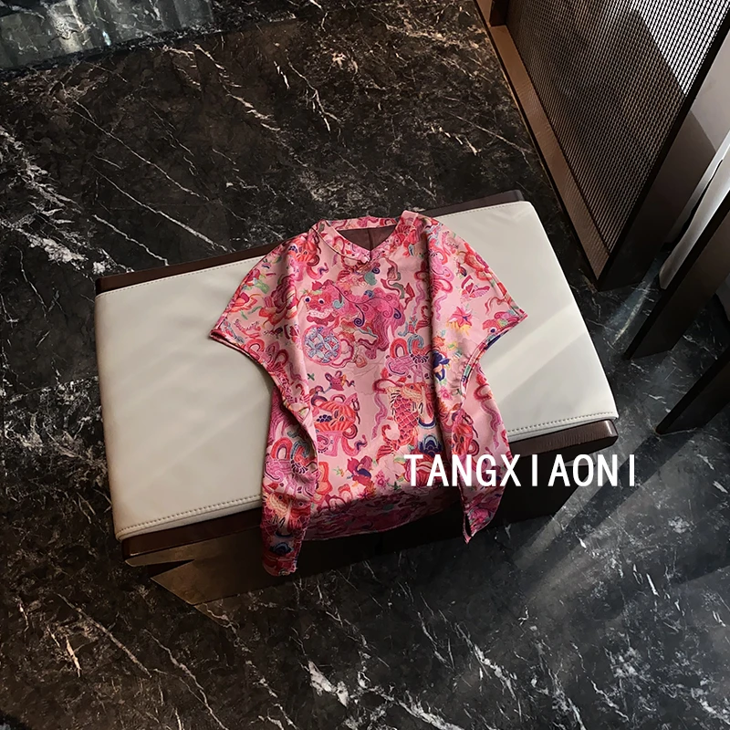 2店【粉粉图腾】盘扣上衣