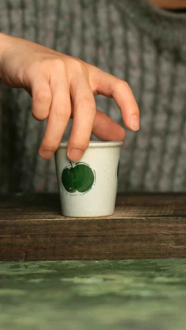 陶瓷青诗集手工手绘瓷器