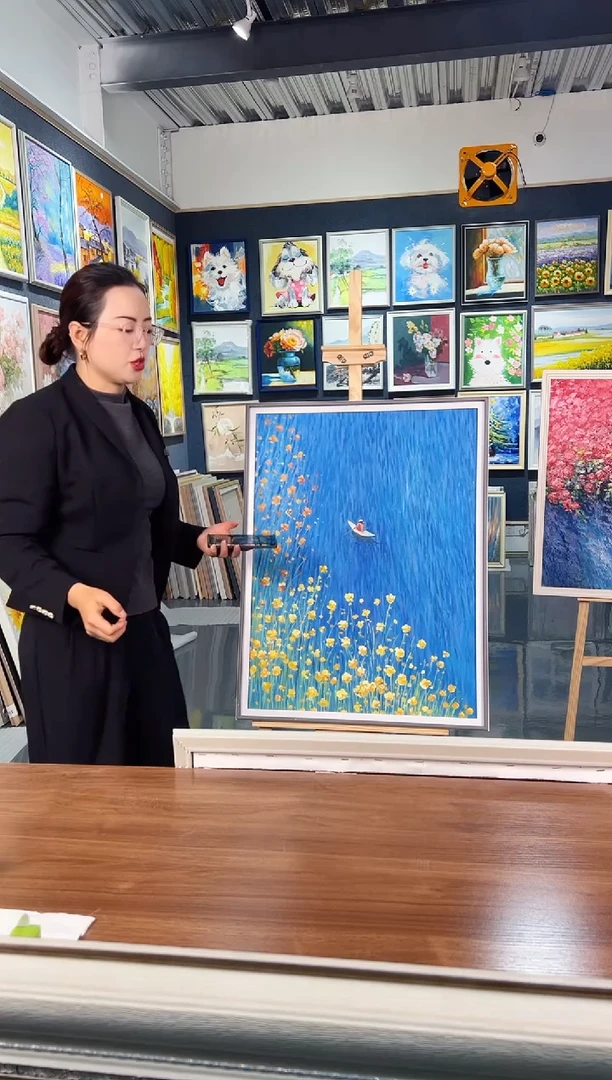 【闪购商品】油画54号 60*80 海-手绘油画