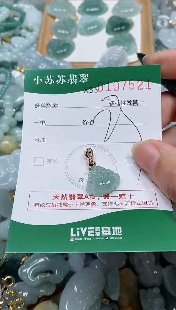 【闪购商品】翡翠颈饰未镶嵌闪购商品0107521