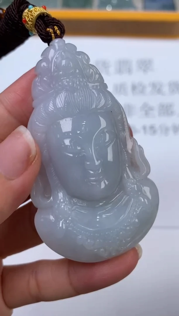 未镶嵌挂件翡翠302739     多人