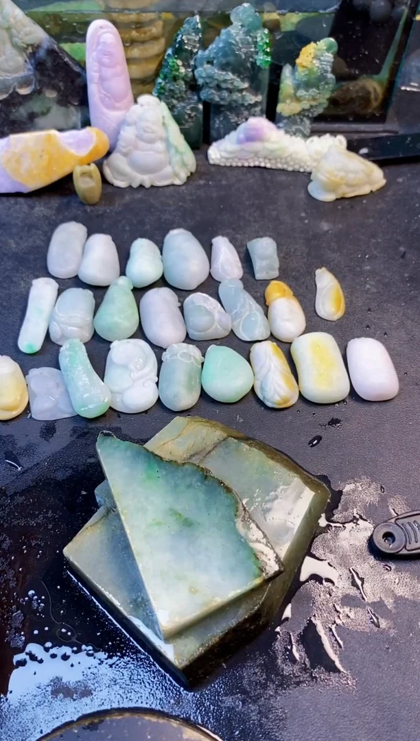 未镶嵌挂件翡翠天然翡翠015
