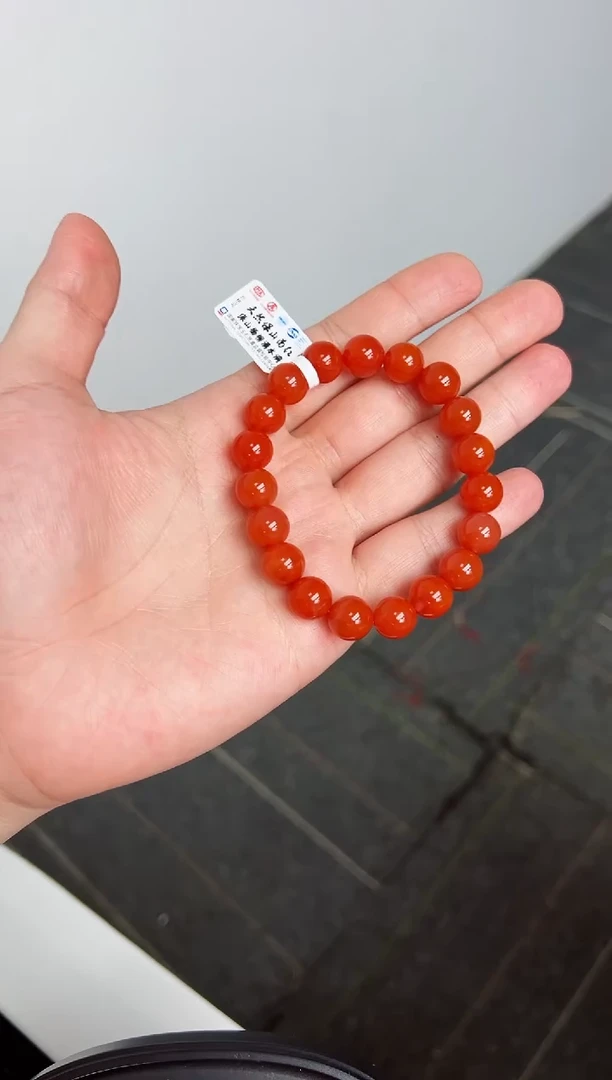 【闪购商品】南红玛瑙亮光手串卡10+未镶嵌保山杨柳滴水洞高品