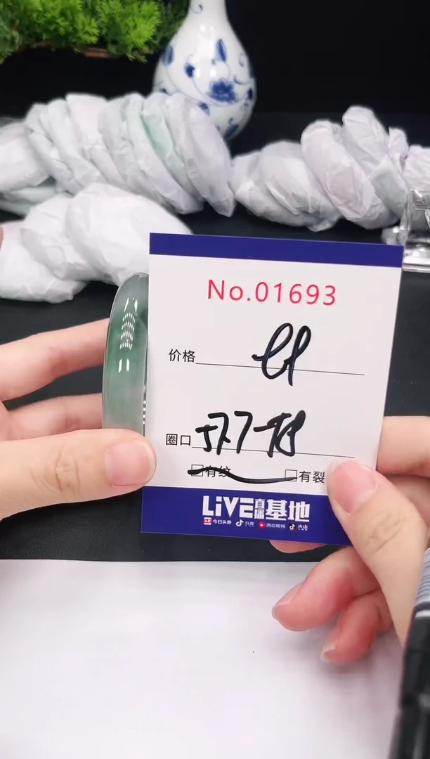 未镶嵌手镯翡翠1693