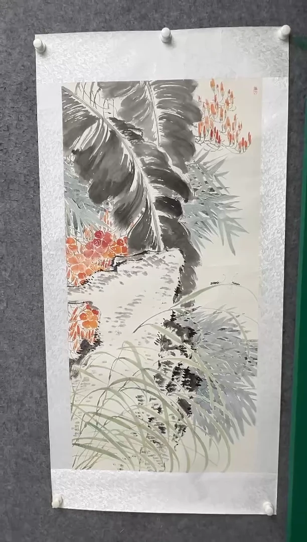 国画邹训精-8平尺-国画作品