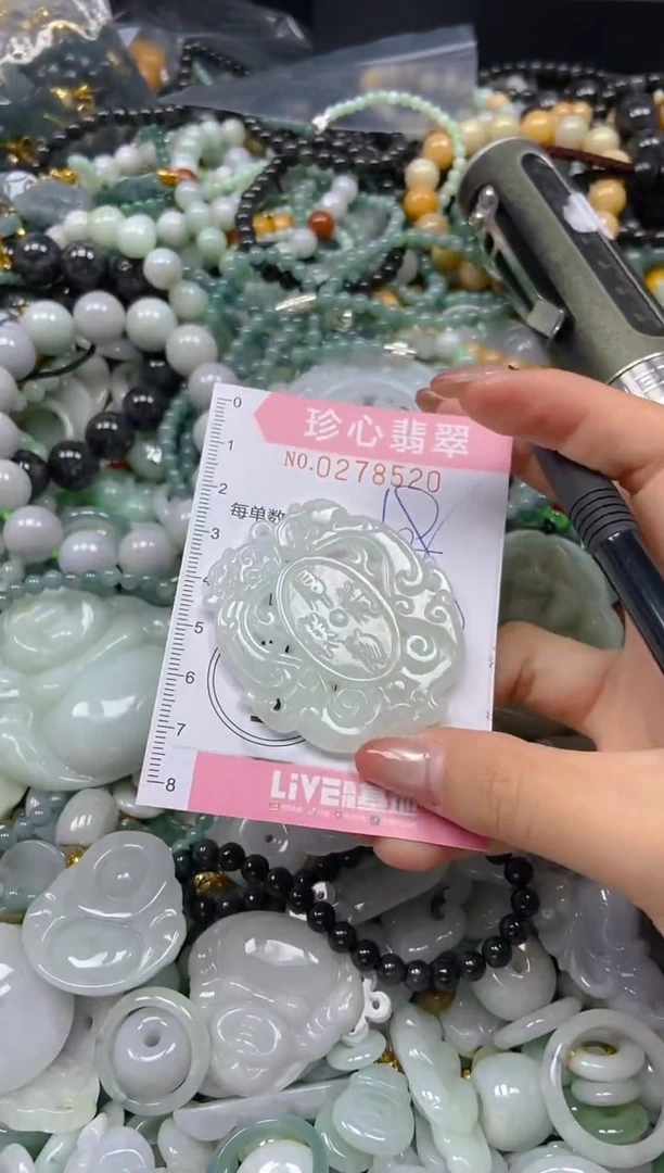 翡翠未镶嵌颈饰闪购0278520